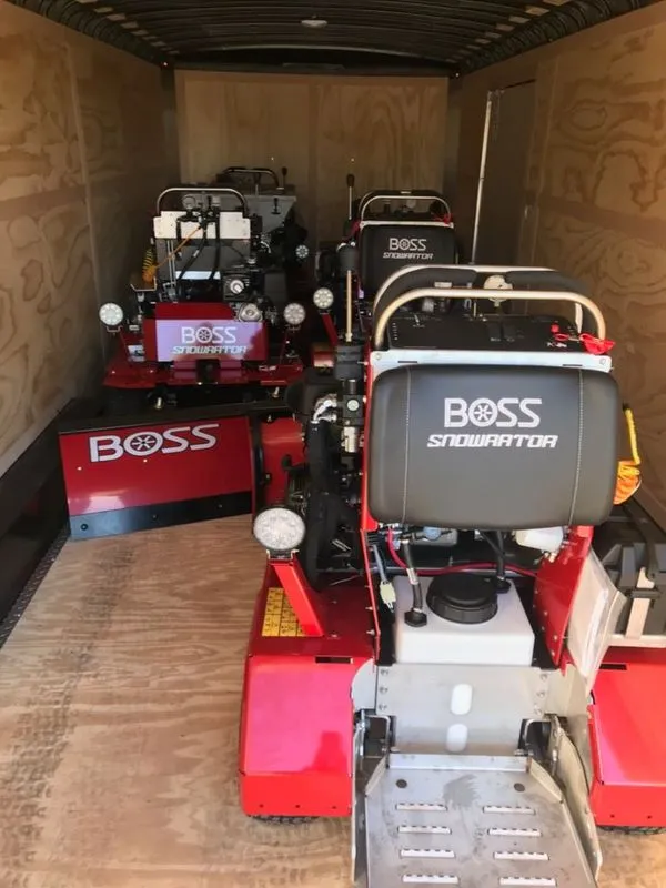 Commercial snow removal equipment and operations by KBK Landscaping (photo 2)