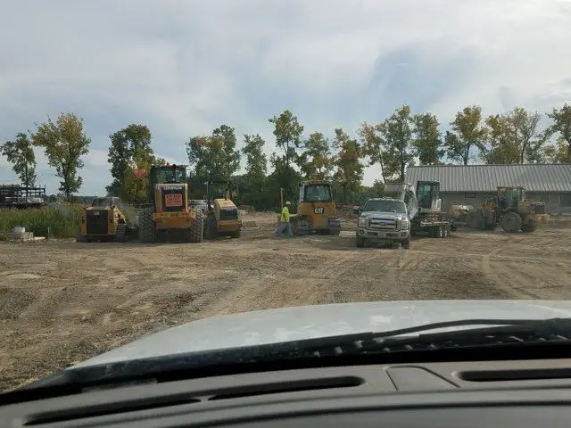 Lush, professionally maintained commercial landscape